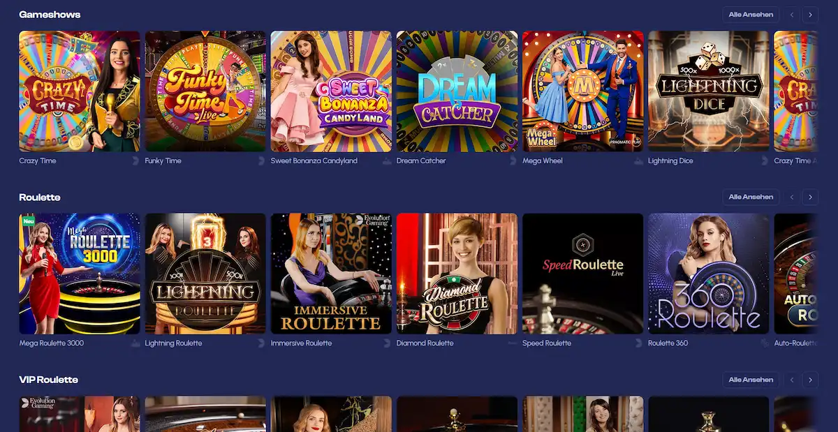 Winmaker Live Casino – Echtzeit-Dealer-Tische von Evolution Gaming